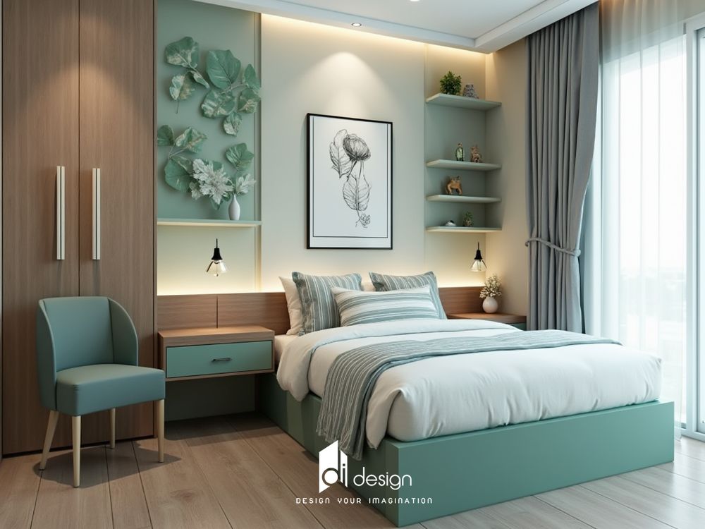 6 mẫu thiết kế phòng ngủ đẹp cho nữ năm 2025