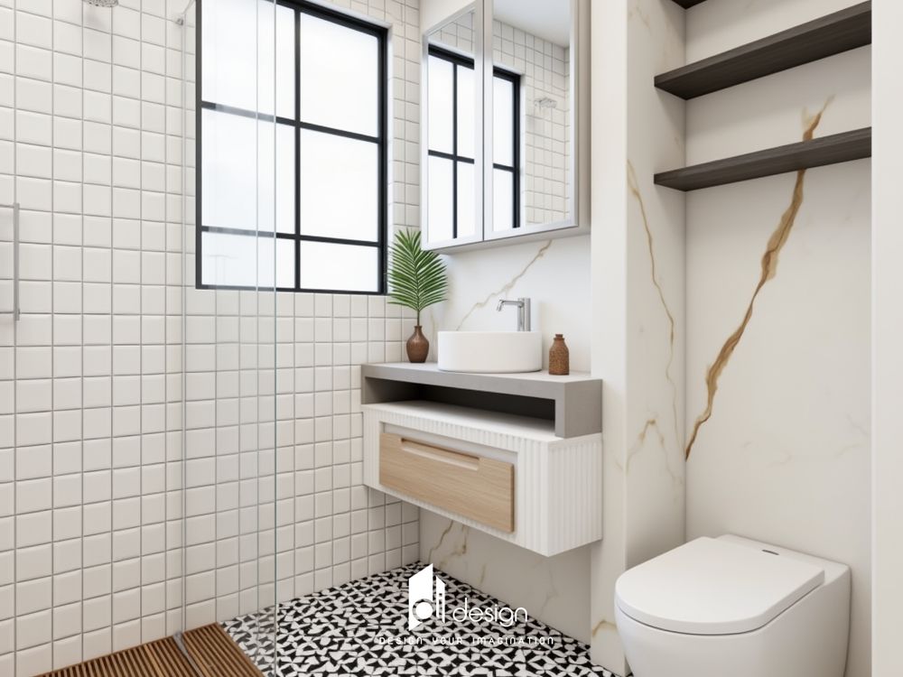 Mẫu thiết kế căn hộ 2 phòng ngủ 65m2 phong cách Scandivanian Mẫu thiết kế căn hộ 2 phòng ngủ 65m2 phong cách Scandivanian