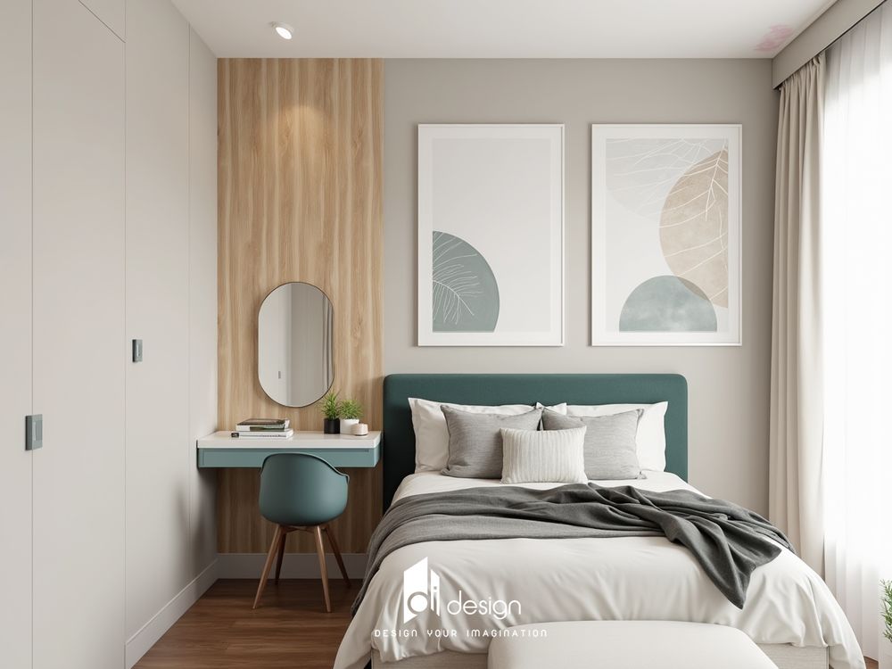 Thiết kế căn hộ 52m2 Lumiere Boulevard tiện nghi thẫm mỹ Thiết kế căn hộ 52m2 Lumiere Boulevard tiện nghi thẫm mỹ