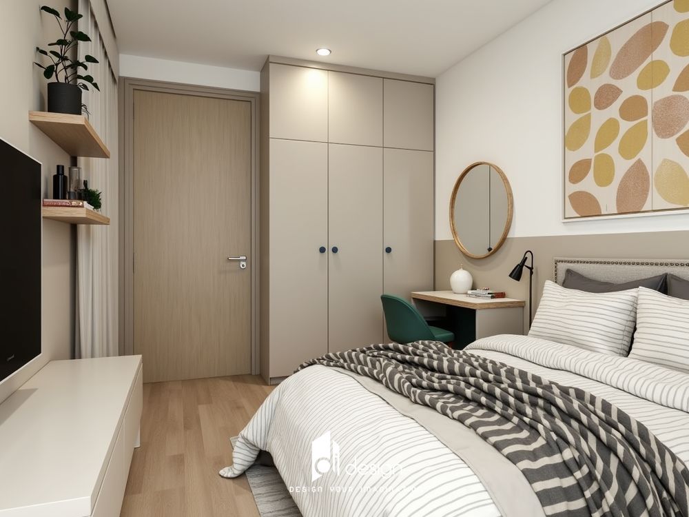 Thiết kế căn hộ 52m2 Lumiere Boulevard tiện nghi thẫm mỹ Thiết kế căn hộ 52m2 Lumiere Boulevard tiện nghi thẫm mỹ