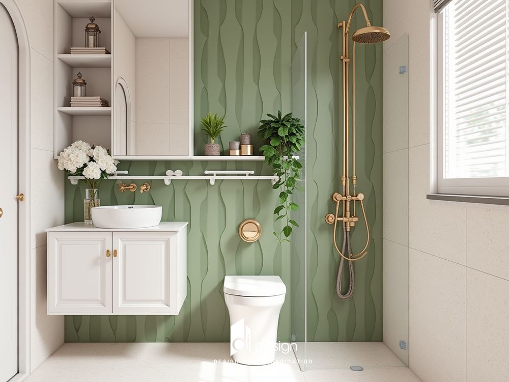 Thiết kế căn hộ 58m2 phong cách tân cổ điển Thiết kế căn hộ 58m2 phong cách tân cổ điển
