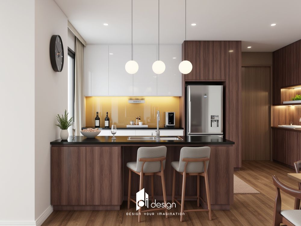 Thiết kế căn hộ 99m2 Diamond Altana Plus phong cách Nhật