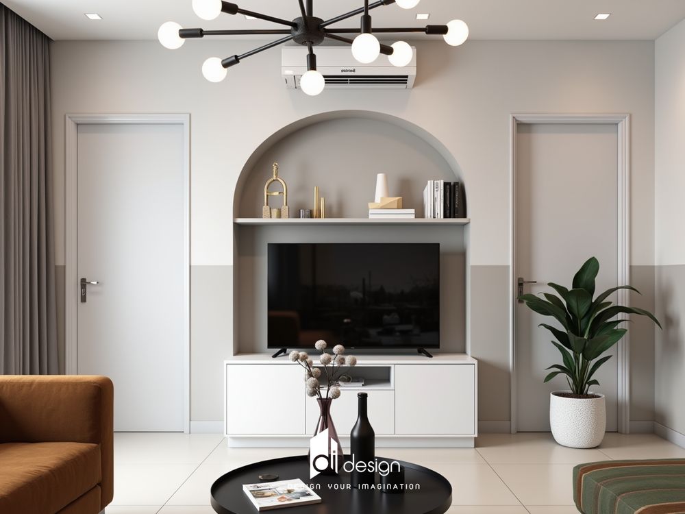 Thiết kế nội thất căn hộ 2 phòng ngủ đẹp hiện đại Thiết kế nội thất căn hộ 2 phòng ngủ đẹp hiện đại
