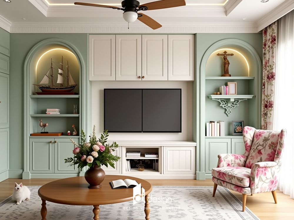 Thiết kế nội thất căn hộ 56m2 2 phòng ngủ hiện đại Thiết kế nội thất căn hộ 56m2 2 phòng ngủ hiện đại