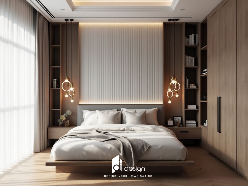 Thiết kế nội thất căn hộ chung cư 105m2 hiện đại và tiện nghi Thiết kế nội thất căn hộ chung cư 105m2 hiện đại và tiện nghi