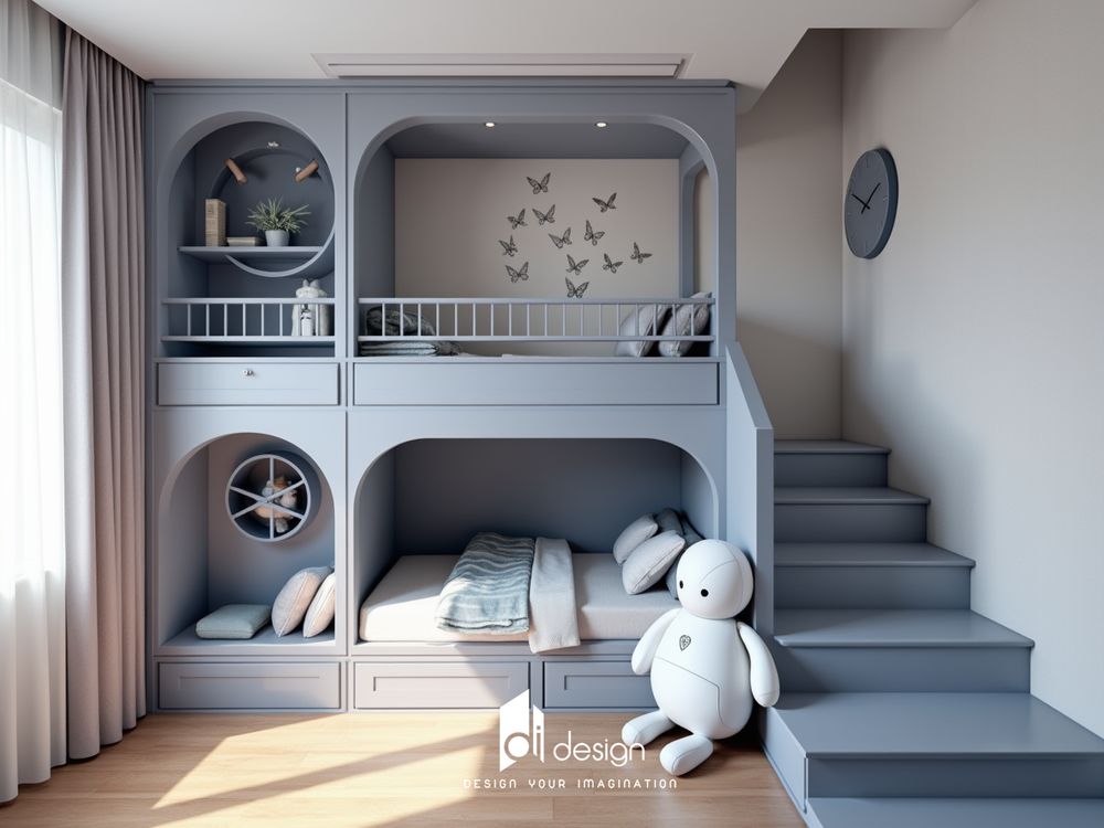 Thiết kế nội thất căn hộ chung cư 105m2 hiện đại và tiện nghi Thiết kế nội thất căn hộ chung cư 105m2 hiện đại và tiện nghi