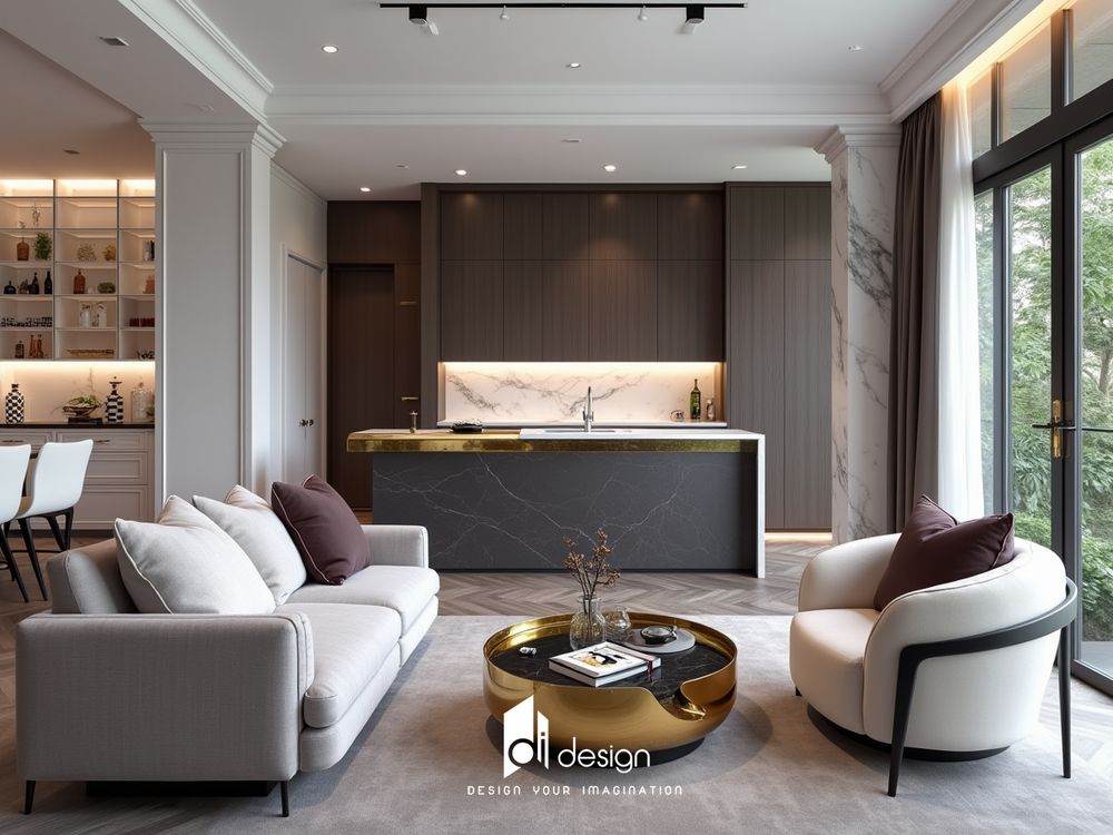 Thiết kế nội thất căn hộ chung cư 109m2 Thiết kế nội thất căn hộ chung cư 109m2