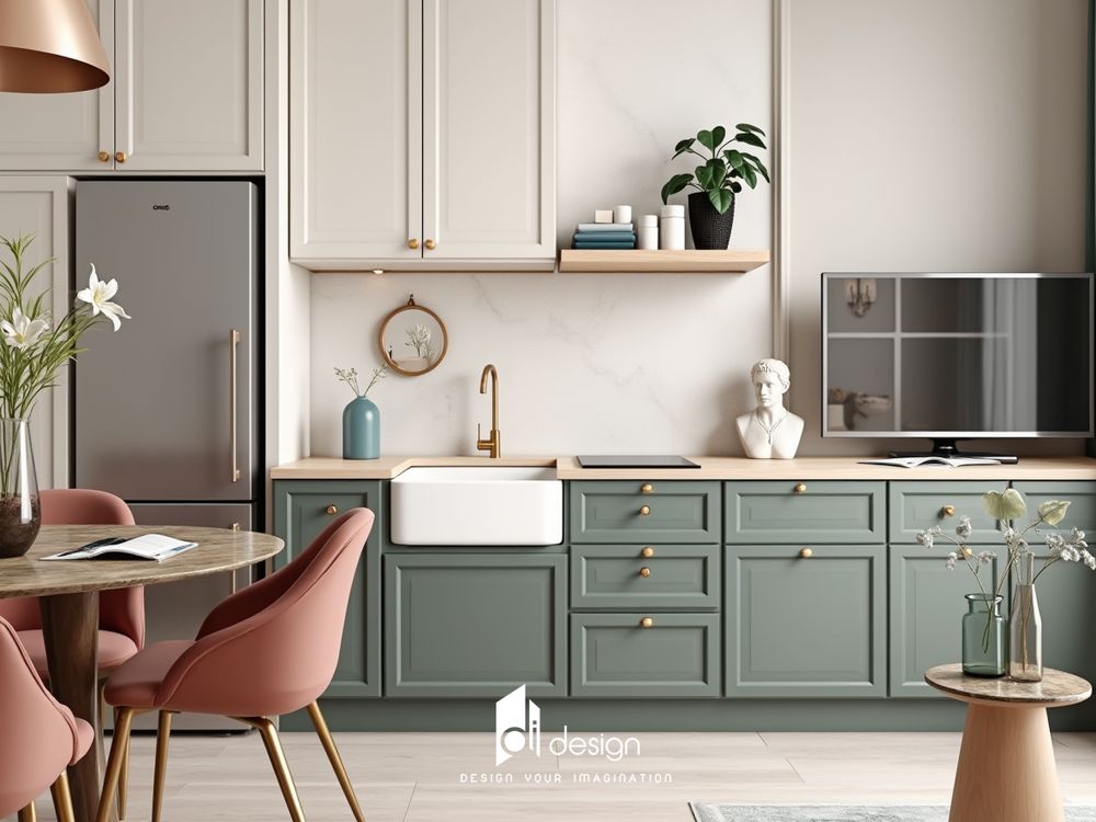 Thiết kế nội thất căn hộ chung cư 57m2 Thiết kế nội thất căn hộ chung cư 57m2