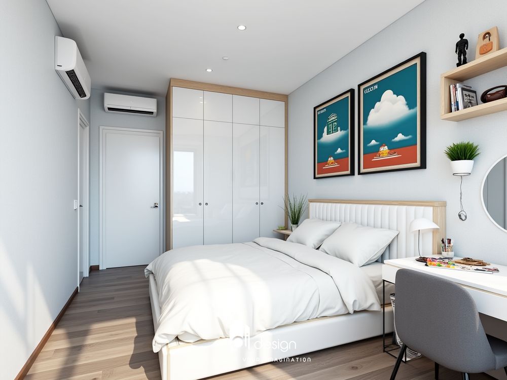 Thiết kế nội thất căn hộ chung cư 70m2 Sunrise Riverside Thiết kế nội thất căn hộ chung cư 70m2 Sunrise Riverside