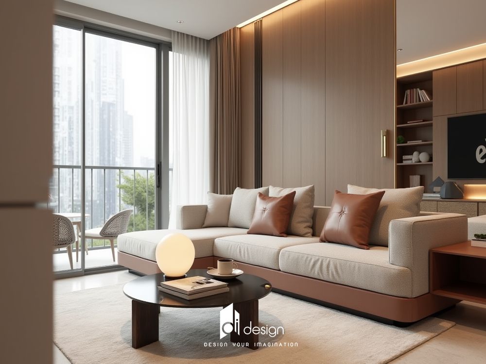 Thiết kế nội thất căn hộ chung cư 74m2 Sky 9 hiện đại và sang trọng Thiết kế nội thất căn hộ chung cư 74m2 Sky 9 hiện đại và sang trọng