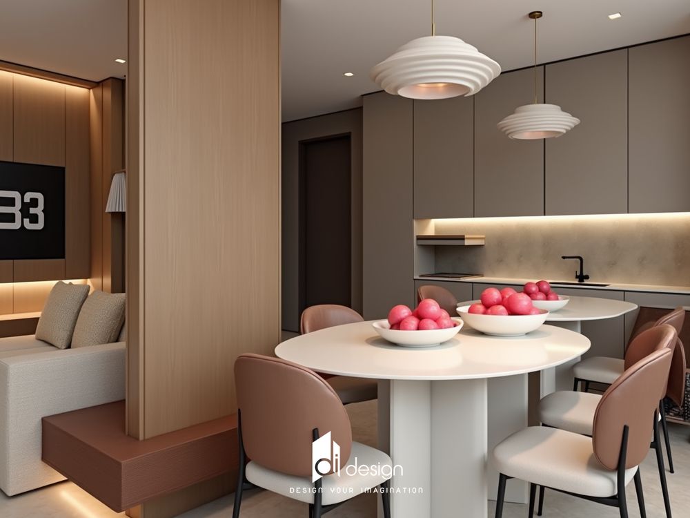 Thiết kế nội thất căn hộ chung cư 74m2 Sky 9 hiện đại và sang trọng Thiết kế nội thất căn hộ chung cư 74m2 Sky 9 hiện đại và sang trọng