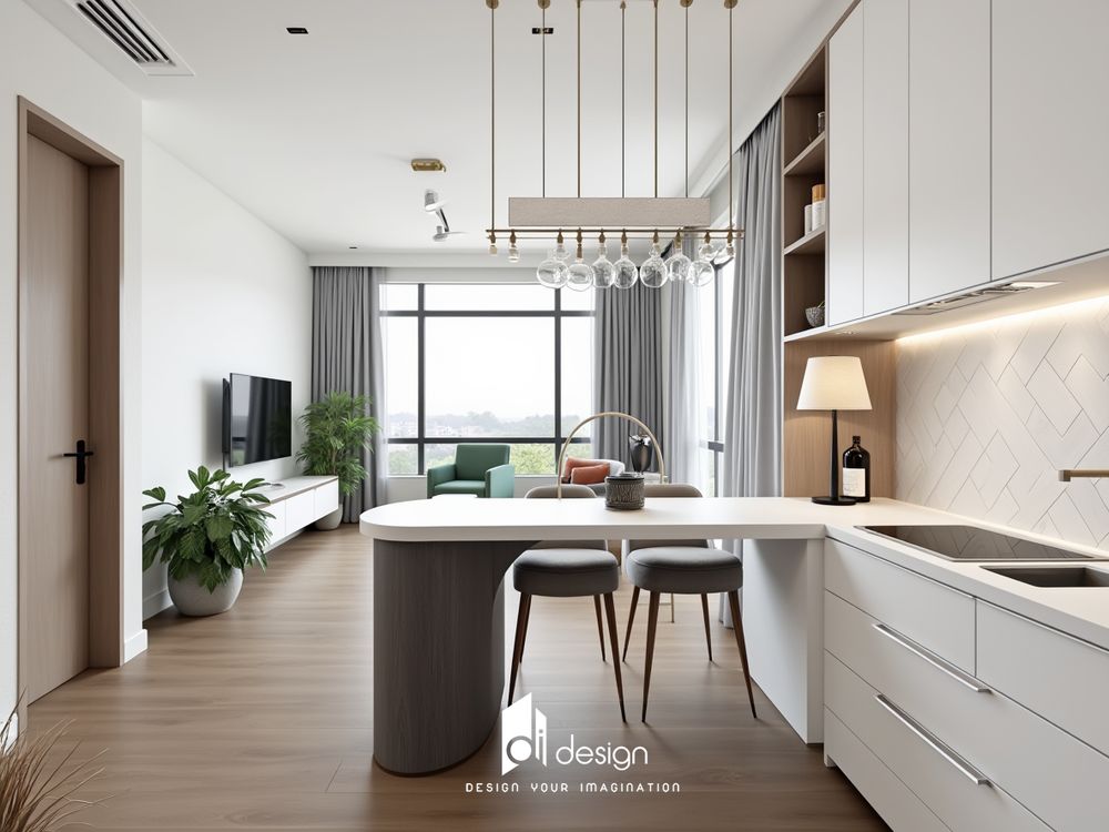 Thiết kế nội thất chung cư 53m2 Victoria Village