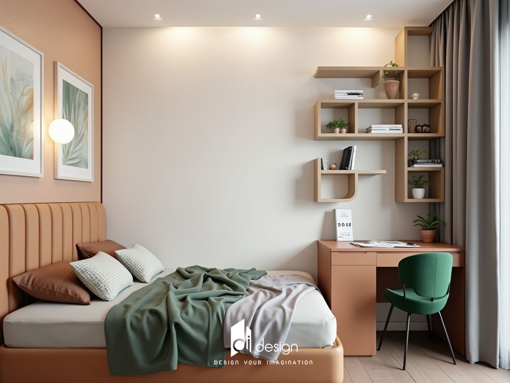 Thiết kế nội thất chung cư 53m2 Victoria Village