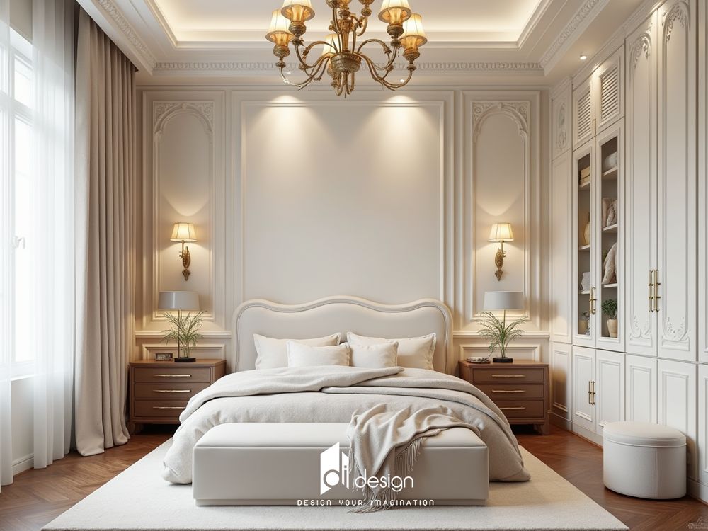 Trang trí phòng ngủ cổ điển đầy sang trọng, ấm cúng và thoải mái