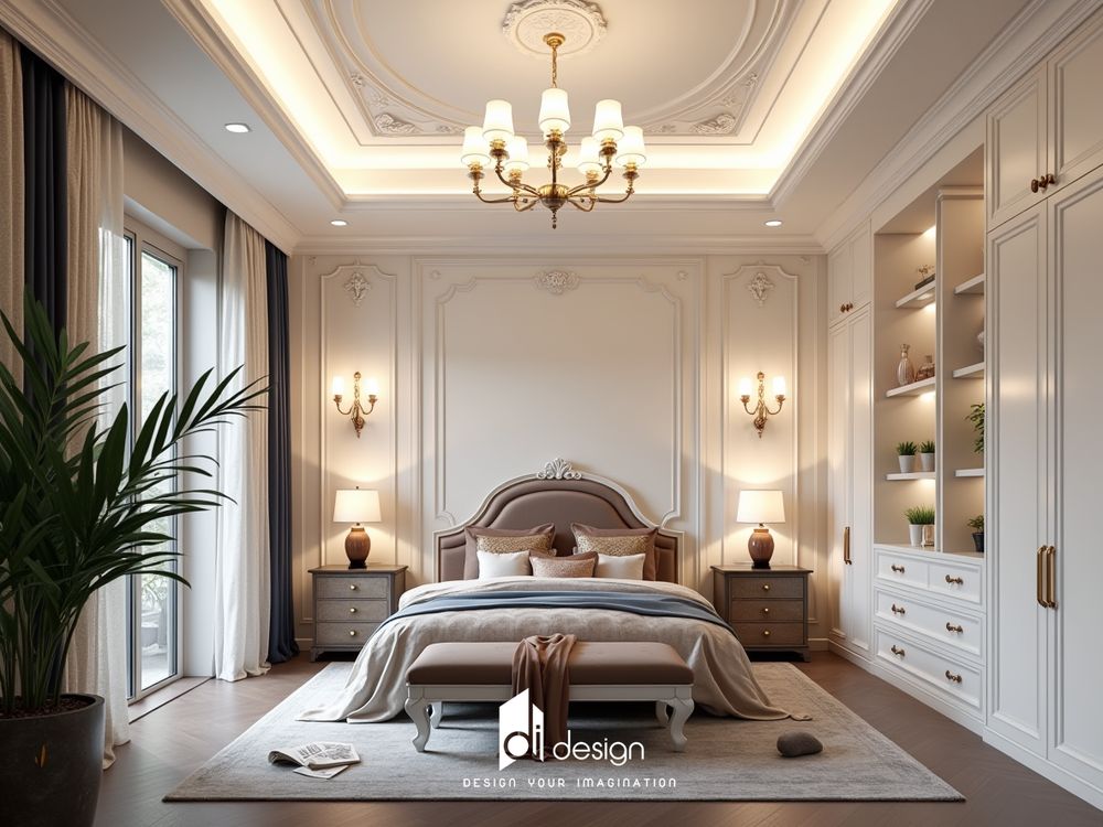 Trang trí phòng ngủ cổ điển đầy sang trọng, ấm cúng và thoải mái