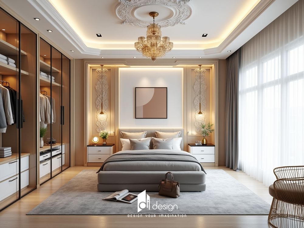 Trang trí phòng ngủ cổ điển đầy sang trọng, ấm cúng và thoải mái