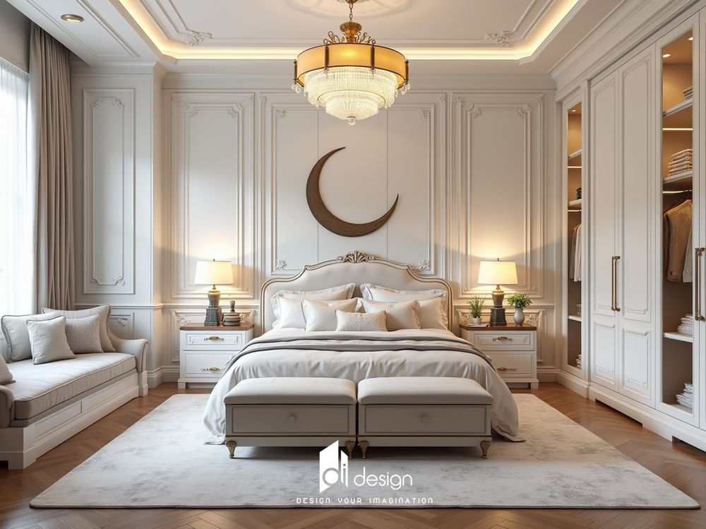 Trang trí phòng ngủ cổ điển đầy sang trọng, ấm cúng và thoải mái