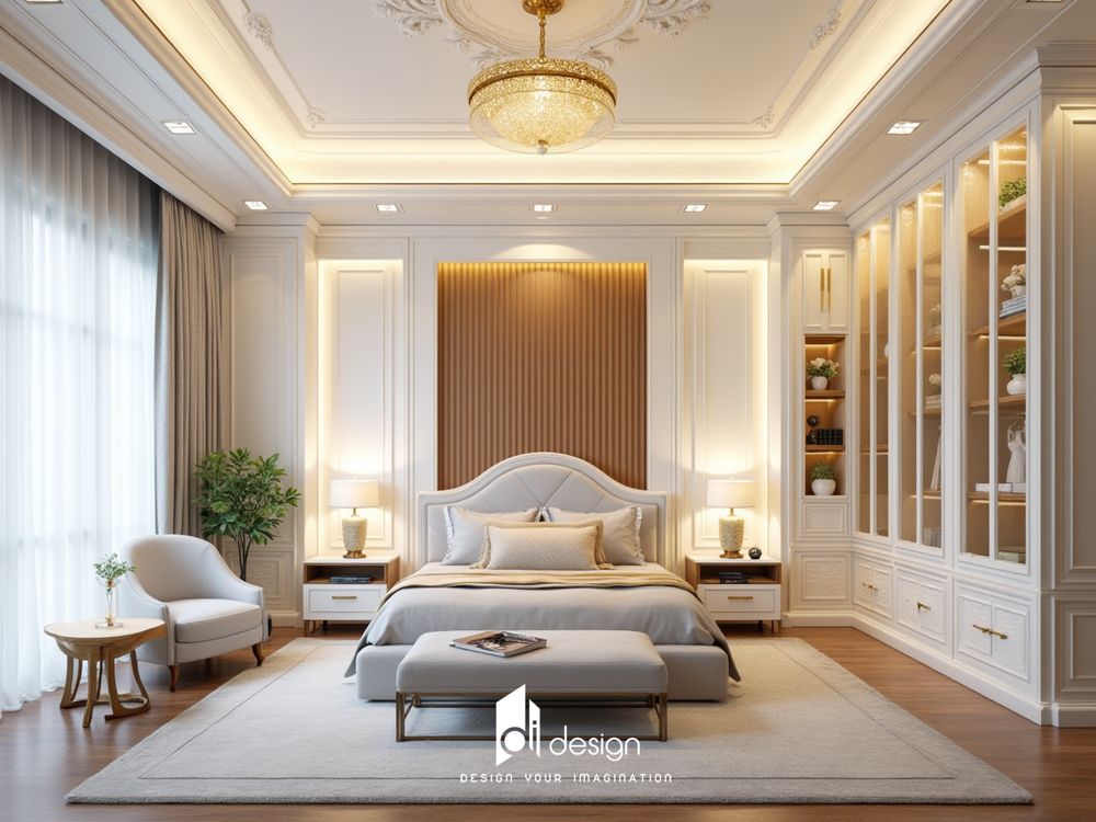 Trang trí phòng ngủ cổ điển đầy sang trọng, ấm cúng và thoải mái