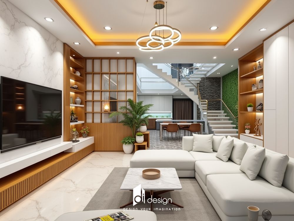 Cải tạo và thiết kế nội thất phòng khách nhà ống đẹp 4m Cải tạo và thiết kế nội thất phòng khách nhà ống đẹp 4m