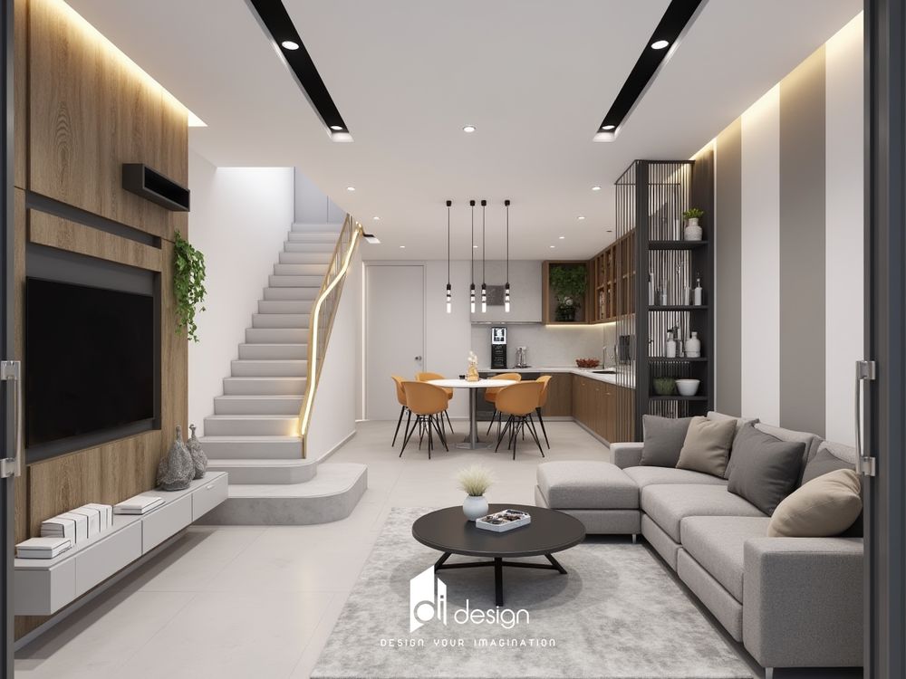 Cải tạo và thiết kế nội thất phòng khách nhà ống đẹp 4m Cải tạo và thiết kế nội thất phòng khách nhà ống đẹp 4m