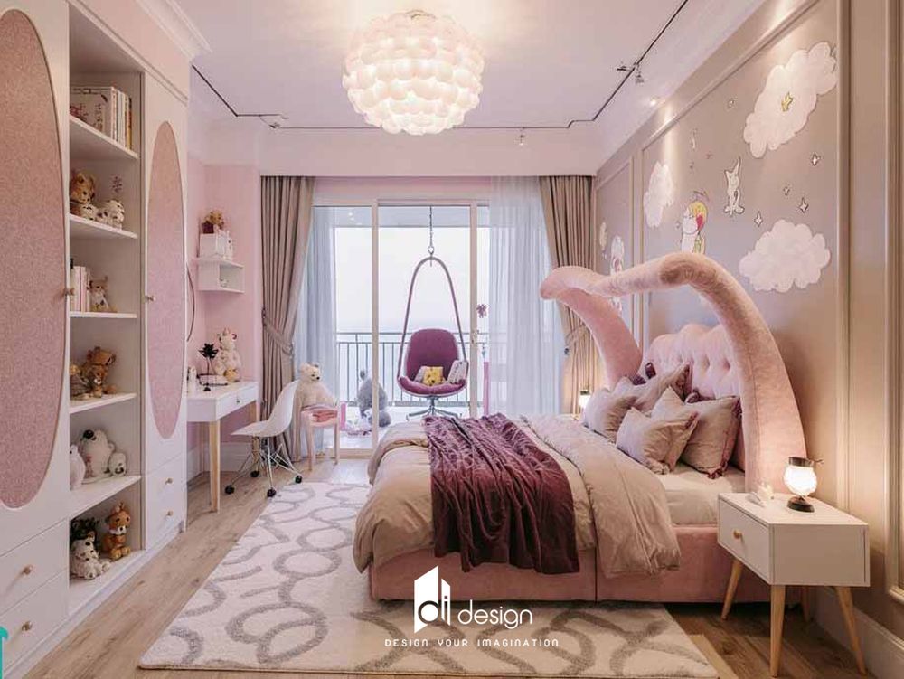 Decor phòng ngủ màu hồng 2025 nhẹ nhàng, nữ tính Decor phòng ngủ màu hồng 2025 nhẹ nhàng, nữ tính