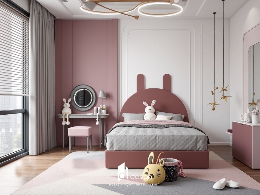 Decor phòng ngủ màu hồng 2025 nhẹ nhàng, nữ tính Decor phòng ngủ màu hồng 2025 nhẹ nhàng, nữ tính