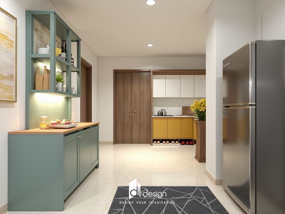 Mẫu chung cư 2 phòng ngủ đẹp và ấm cúng