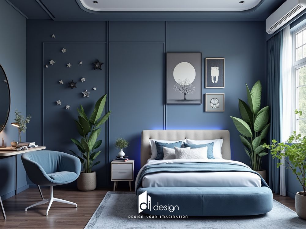 Mẫu nội thất phòng ngủ hiện đại tối giản và tiện ích Mẫu nội thất phòng ngủ hiện đại tối giản và tiện ích