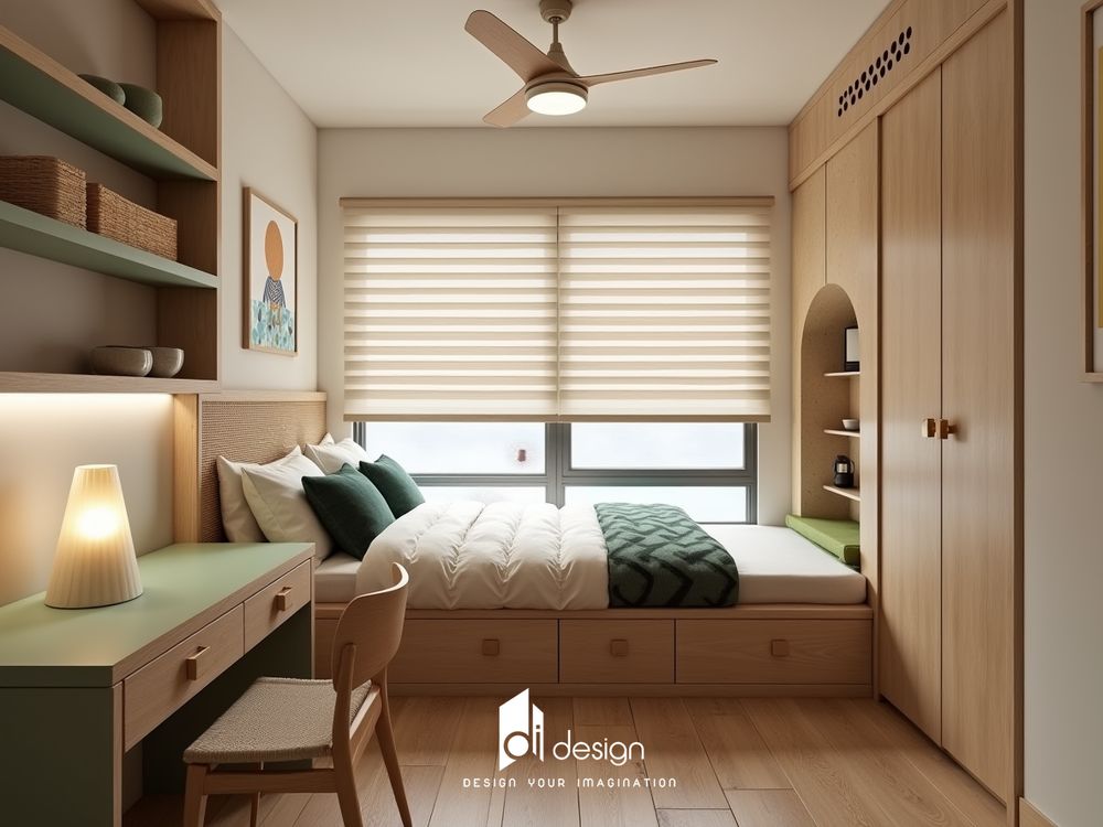 Nội thất căn hộ 102m2 Diamond Alnata Plus