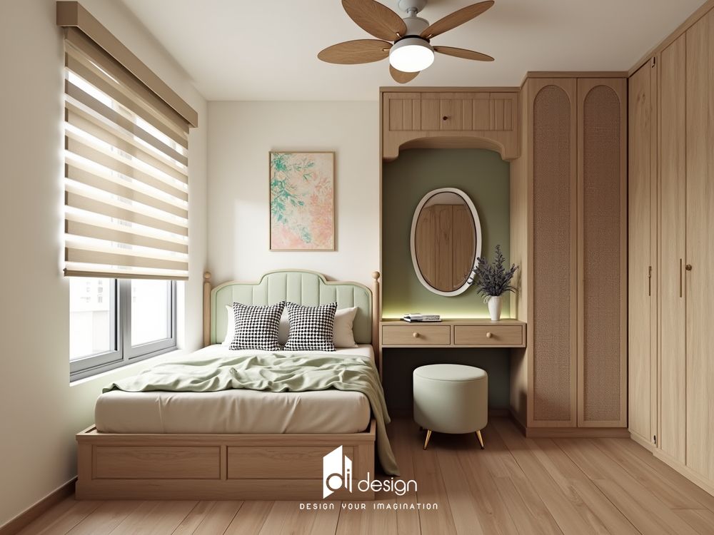 Nội thất căn hộ 102m2 Diamond Alnata Plus