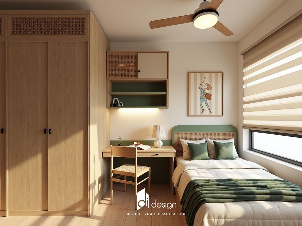 Nội thất căn hộ 102m2 Diamond Alnata Plus