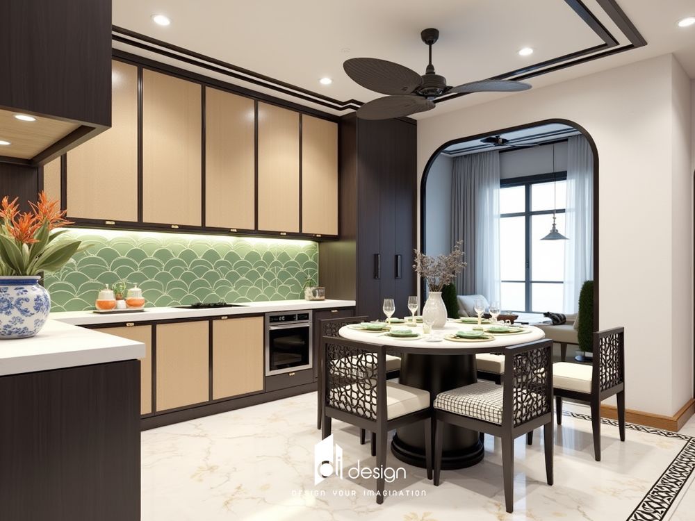 Nội thất căn hộ 71m2 De La Sol sang trọng và tinh tế