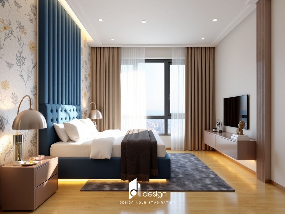 Nội thất căn hộ 74m2 Sunrise CityView đẹp hiện đại