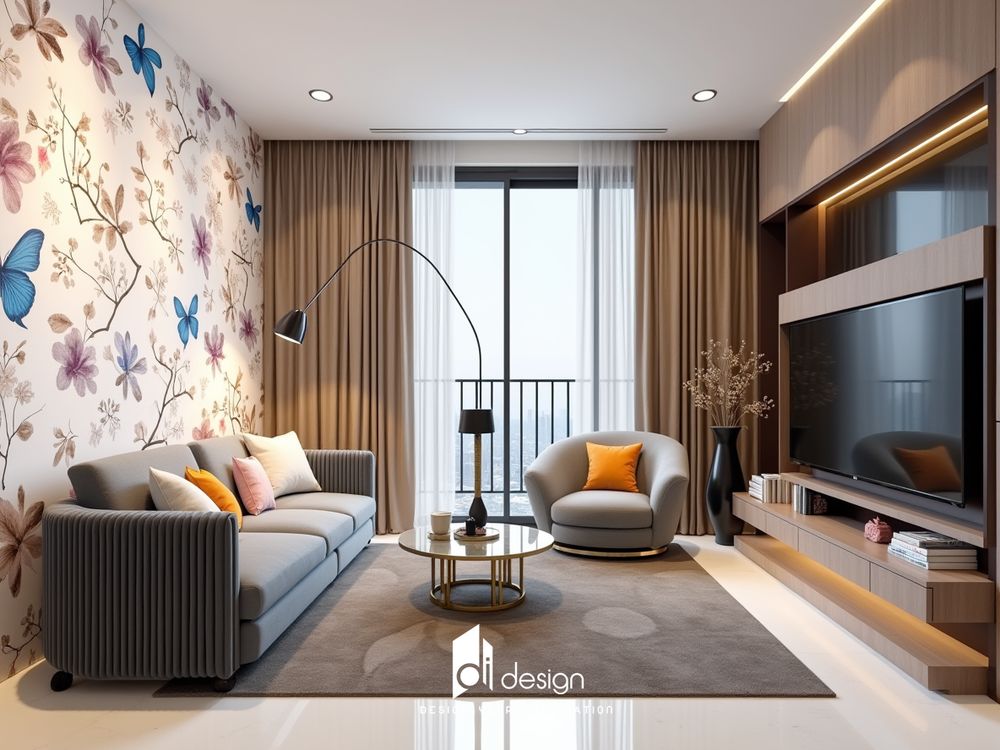 Nội thất căn hộ 74m2 Sunrise CityView đẹp hiện đại
