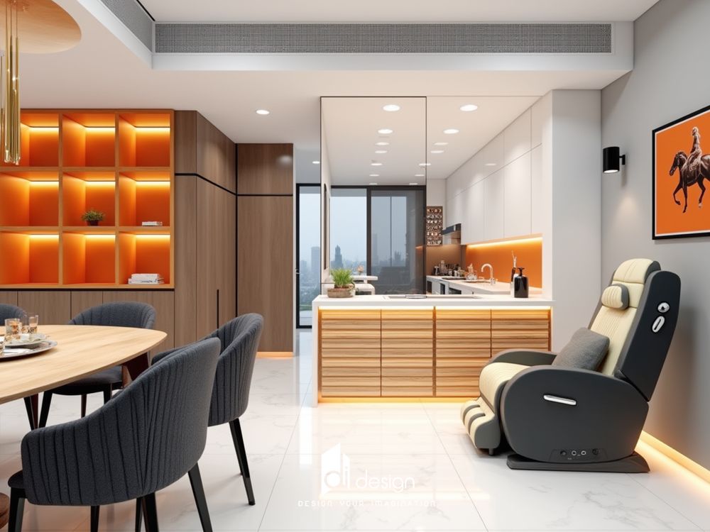 Nội thất căn hộ 74m2 Sunrise CityView đẹp hiện đại