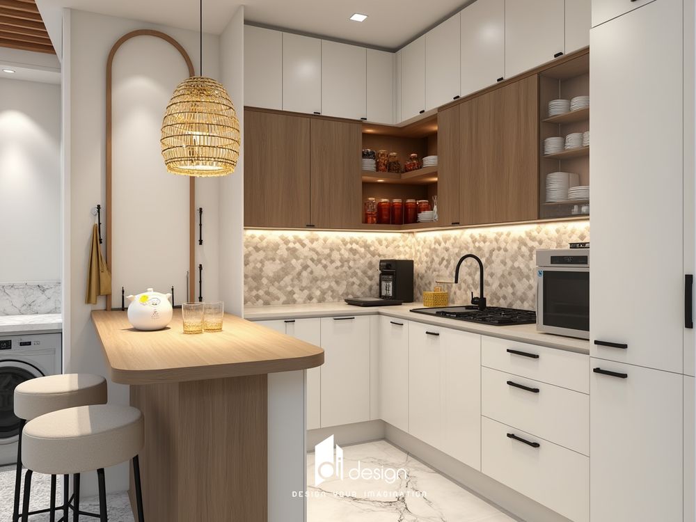 Nội thất phòng bếp chung cư tối ưu hóa không gian và tiện ích sử dụng Nội thất phòng bếp chung cư tối ưu hóa không gian và tiện ích sử dụng