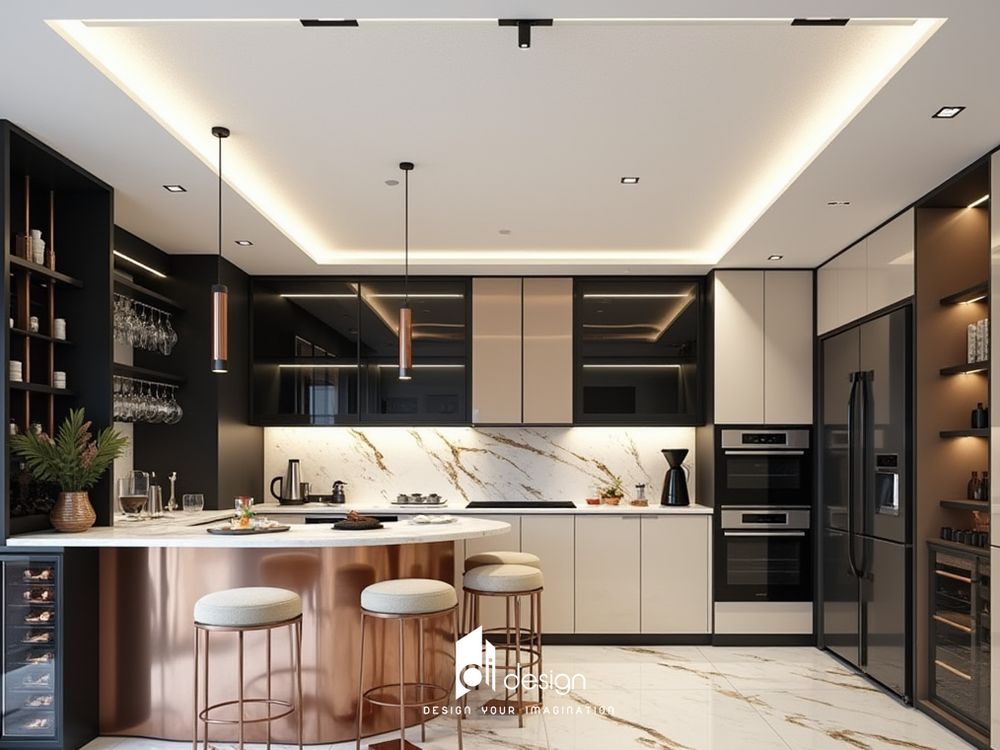 Nội thất phòng bếp chung cư tối ưu hóa không gian và tiện ích sử dụng Nội thất phòng bếp chung cư tối ưu hóa không gian và tiện ích sử dụng