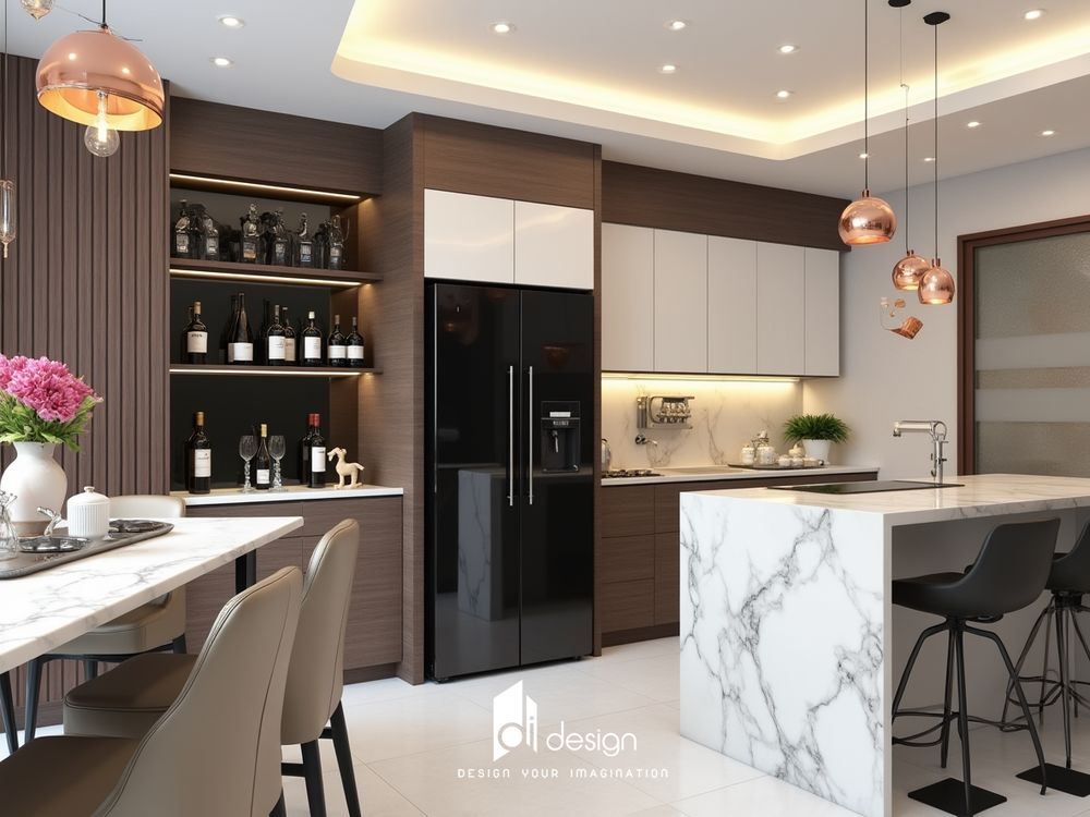 Nội thất phòng bếp chung cư tối ưu hóa không gian và tiện ích sử dụng Nội thất phòng bếp chung cư tối ưu hóa không gian và tiện ích sử dụng