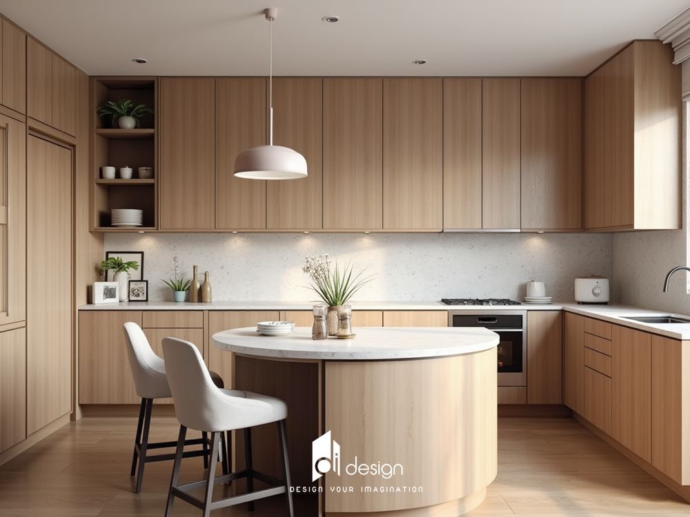 Phòng bếp phong cách Scandinavian Bắc Âu