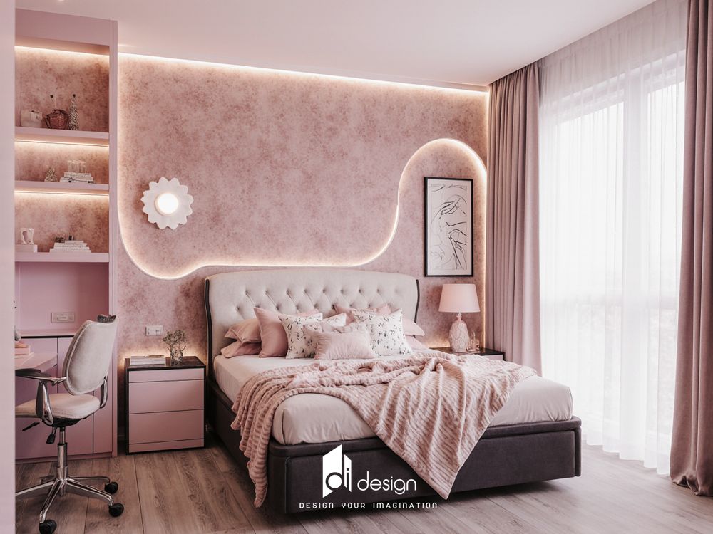 Phòng ngủ màu hồng công chúa niềm mơ ước của mọi bé gái Phòng ngủ màu hồng công chúa niềm mơ ước của mọi bé gái