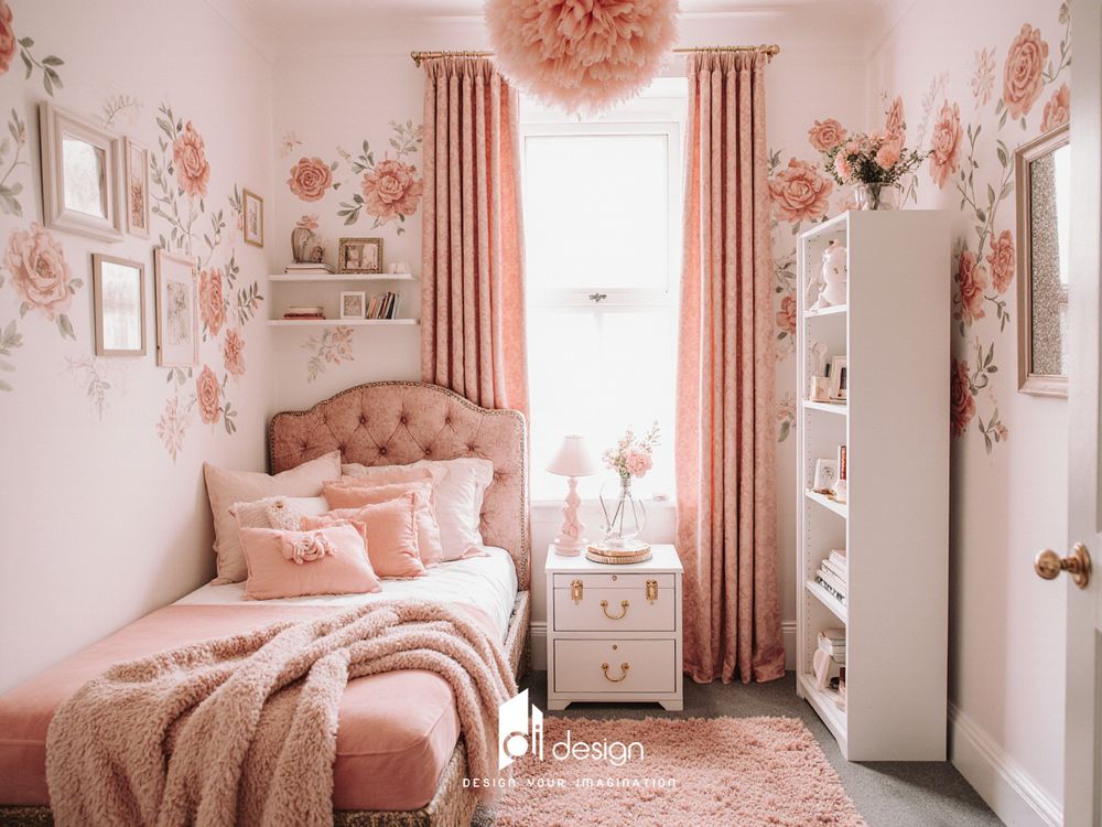 Phòng ngủ màu hồng công chúa niềm mơ ước của mọi bé gái Phòng ngủ màu hồng công chúa niềm mơ ước của mọi bé gái