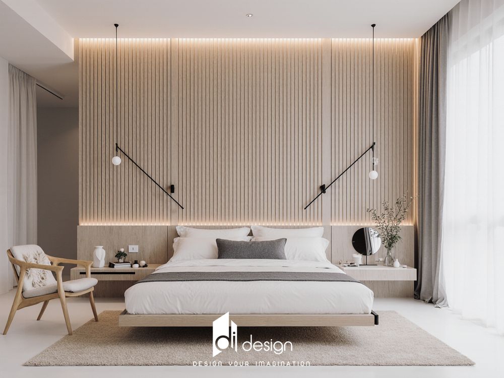 Phòng ngủ minimalist đẹp gọn gàng và tối giản Phòng ngủ minimalist đẹp gọn gàng và tối giản