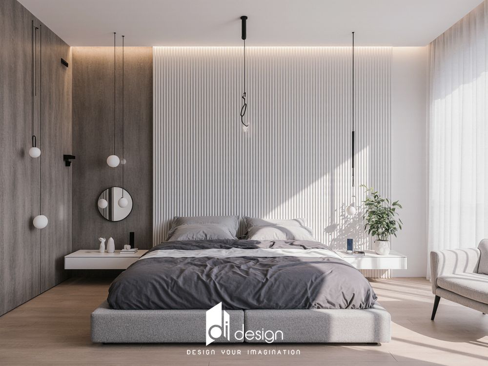 Phòng ngủ minimalist đẹp gọn gàng và tối giản Phòng ngủ minimalist đẹp gọn gàng và tối giản