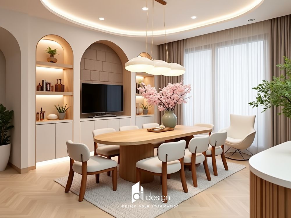 Thi Công nội thất căn hộ chung cư 115m2 Masteri Millennium