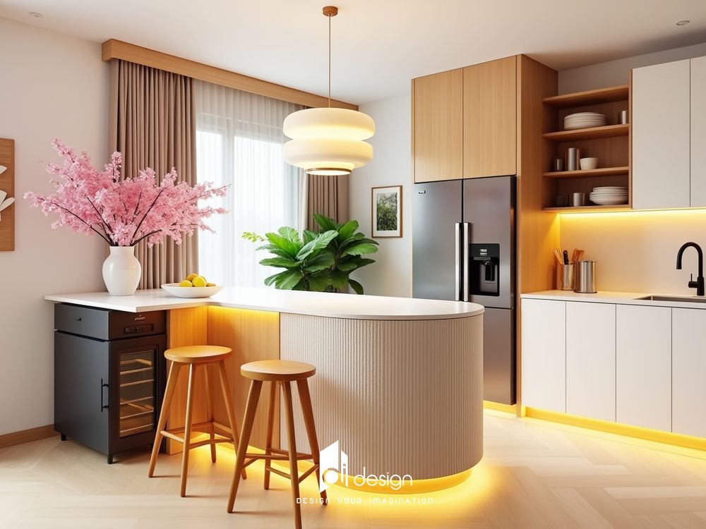 Thi Công nội thất căn hộ chung cư 115m2 Masteri Millennium