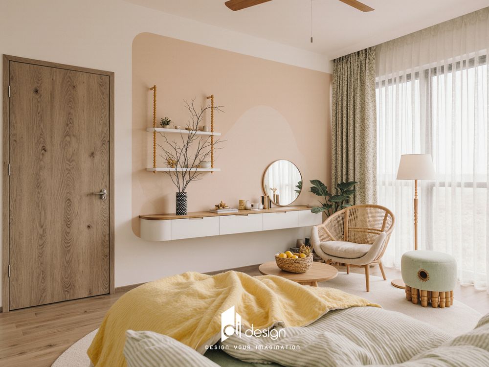 Thiết kế căn hộ 80m2 2 phòng ngủ đẹp tinh tế, hài hòa và tiện nghi Thiết kế căn hộ 80m2 2 phòng ngủ đẹp tinh tế, hài hòa và tiện nghi