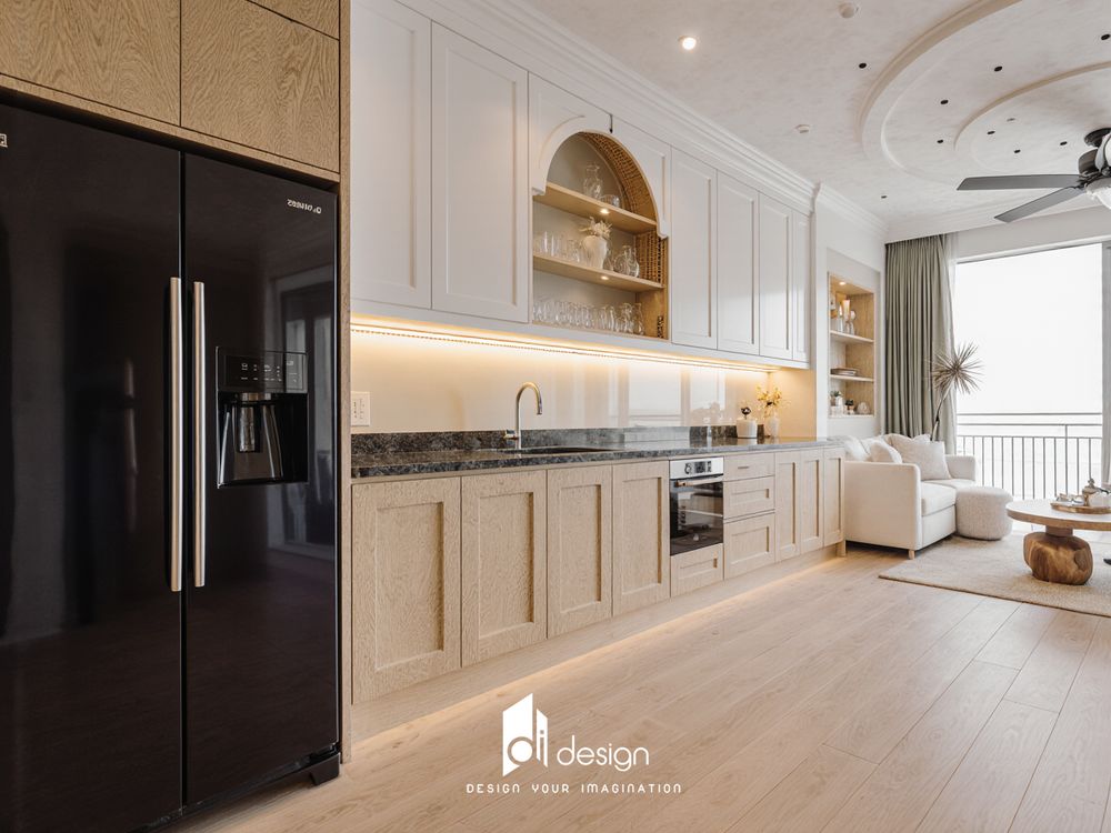 Thiết kế căn hộ 80m2 2 phòng ngủ đẹp tinh tế, hài hòa và tiện nghi Thiết kế căn hộ 80m2 2 phòng ngủ đẹp tinh tế, hài hòa và tiện nghi