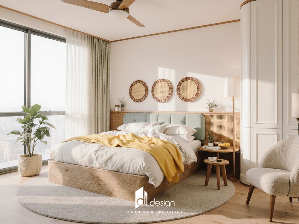 Thiết kế căn hộ 80m2 2 phòng ngủ đẹp tinh tế, hài hòa và tiện nghi Thiết kế căn hộ 80m2 2 phòng ngủ đẹp tinh tế, hài hòa và tiện nghi