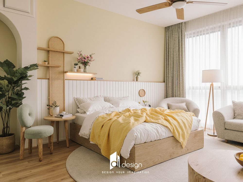 Thiết kế căn hộ 80m2 2 phòng ngủ đẹp tinh tế, hài hòa và tiện nghi Thiết kế căn hộ 80m2 2 phòng ngủ đẹp tinh tế, hài hòa và tiện nghi