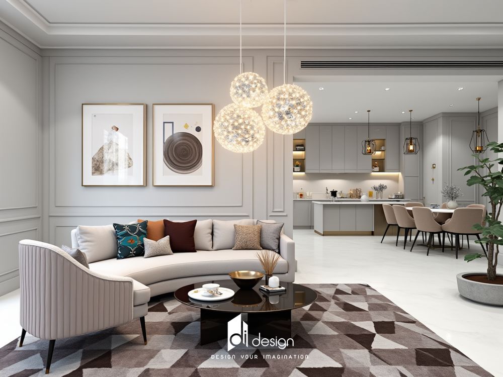 Thiết kế căn hộ 80m2 3 phòng ngủ hiện đại Thiết kế căn hộ 80m2 3 phòng ngủ hiện đại